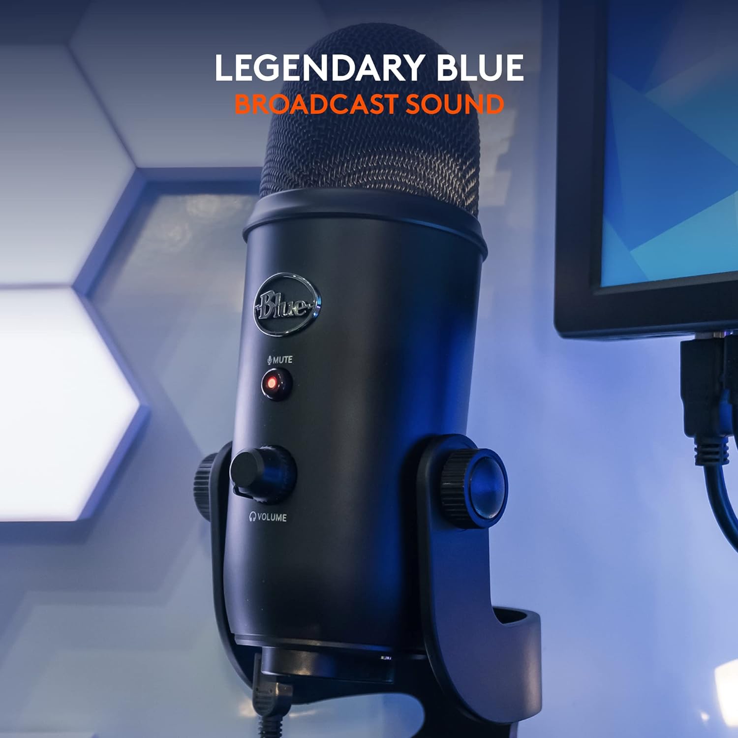 Logicool Blue Microphones Yeti ブラックアウト Buy logitech Yeti USB Wired Microphone with HD Audio (Black